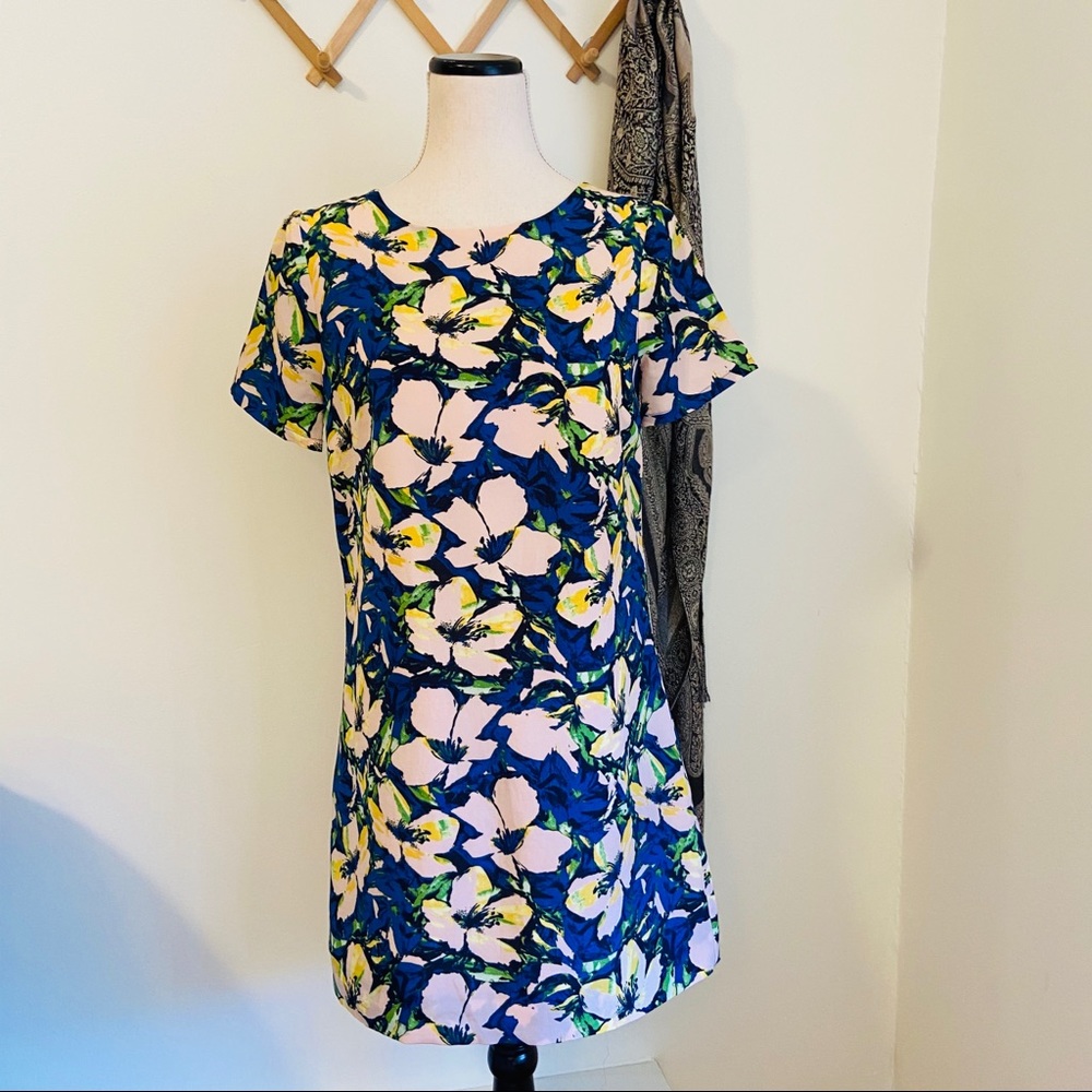 Floral Printed Gallery Shift Dress